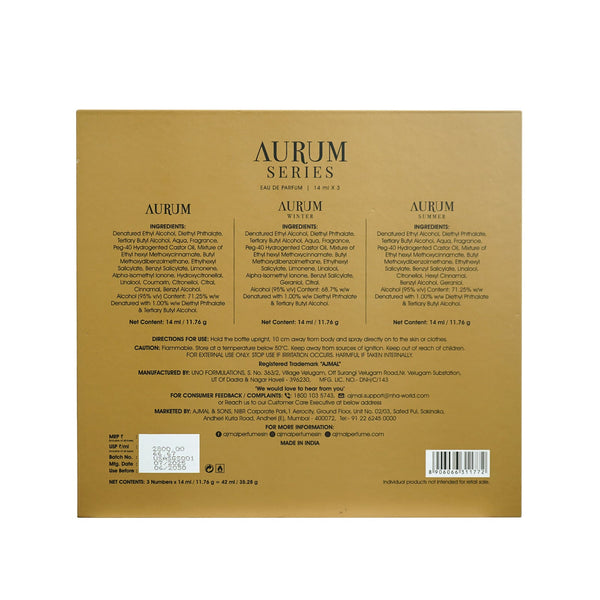 Aurum Series Perfume Giftset for Men & Women (42 ML)