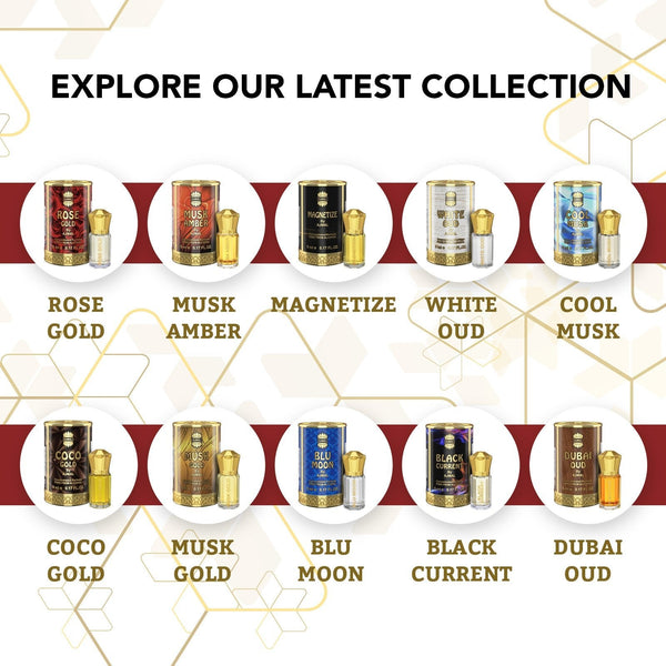 ROSE GOLD Non-Alcoholic Attar 5ML for Men & Women