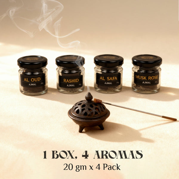 Bakhoor Giftset pack of 4 (20 gms each)