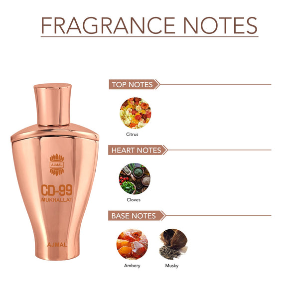 CD99 MUKHALLAT Non-Alcoholic Attar 14ML for Men & Women
