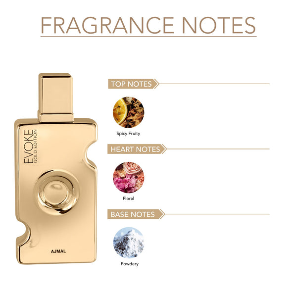 EVOKE GOLD EDITION Perfume 75ML for Women