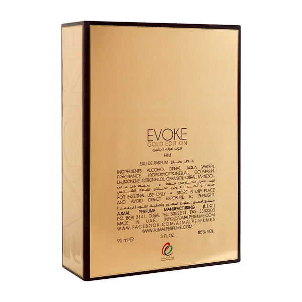 EVOKE GOLD EDITION Perfume 90ML for Men